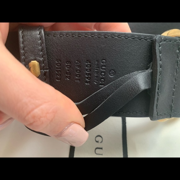 Gucci wide leather womens belt main image 4